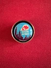 1966, BATMAN (BAT SIGNAL) 1" Pin  (Scarce / Vintage)