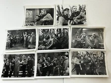 FLASH GORDON Trip To Mars Serial Vintage 8x10 Press Photo 8pc Lot Buster Crabbe