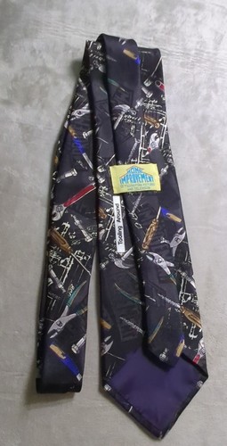 HOME IMPROVEMENT Hand Tools Necktie Black Brown Silver Red Blue 3 5/8" Tie - Picture 4 of 7