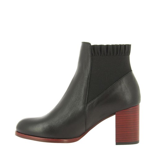 Stivaletti Made nero da in donna Alma rossa Napa con colore Candela De punta pwpqBaXr
