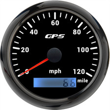85mm GPS Speedometer 120 MPH Odometer Gauge Waterproof For Car Marine Boat Truck