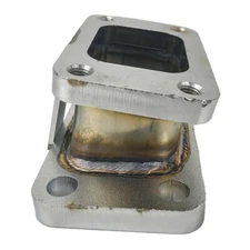 Manifold Flange Adapter Turbocharger Fit For T25/T28, Stainless Steel T2 to T3