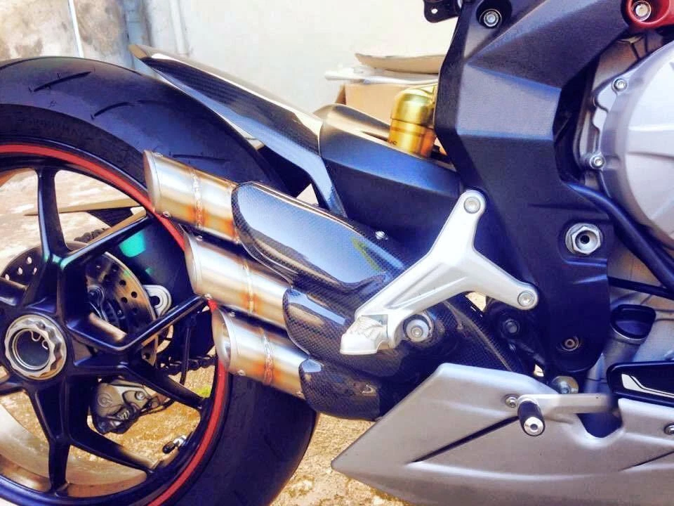 Silenciador de escape MV Agusta Brutale RR Dragster RR 800 2013-2016 Silmotor inox St - Imagem 3 de 3