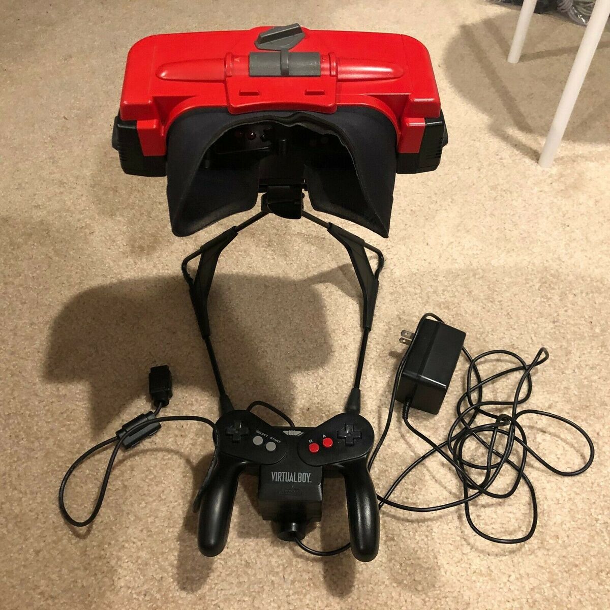 RARE Nintendo Virtual Boy Game Console 90s Handheld VR RARE Nintendo Virtual Boy Game Console 90s Handheld VR