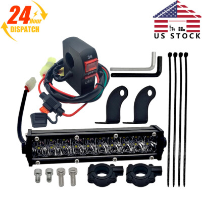 ATV LED Headlight Light Bar Kit For Honda Big Red ATC 100 200 Plug-N-Play