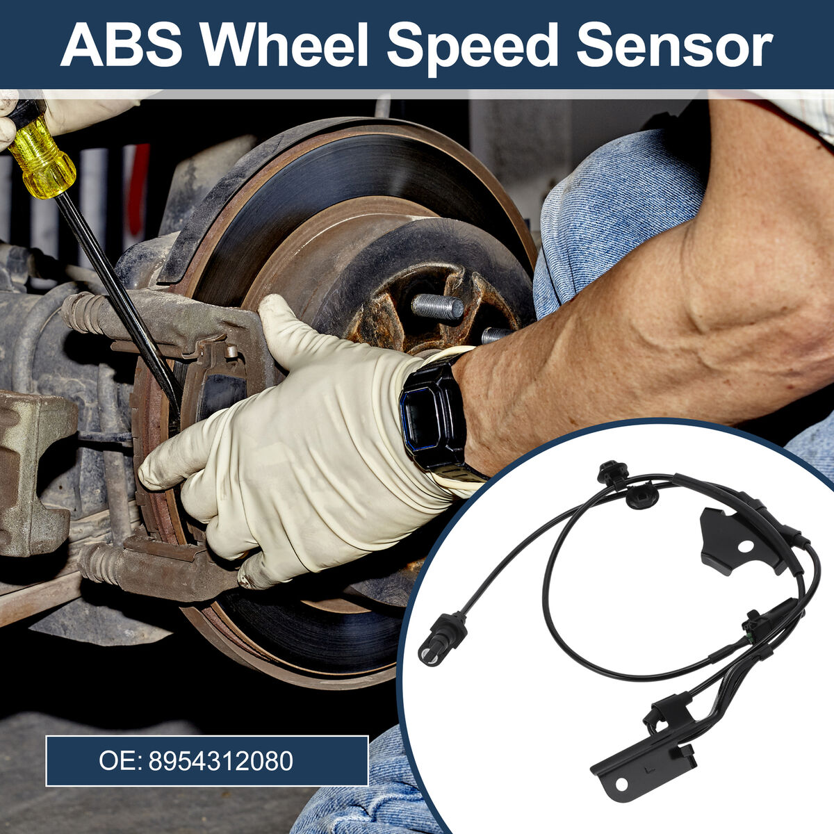 ABS Wheel Speed Sensor ABS Sensor No.8954312080 for Toyota ABS Wheel Speed Sensor ABS Sensor No.8954312080 for Toyota