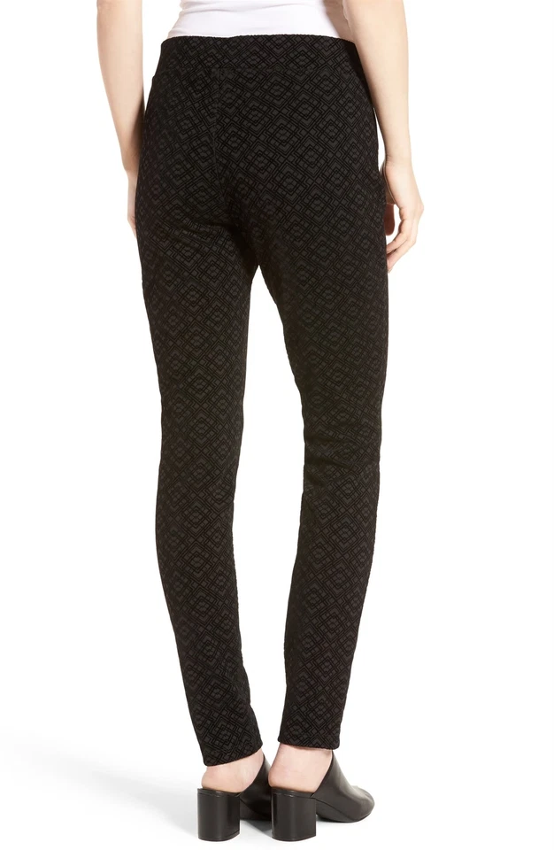 NYDJ 152282 Mujer Elastizado 'Jodie' Ponte Leggings Negro Talla 0 Foto 2 de 3