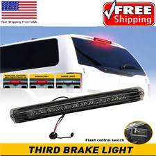 Led 3rd Third Brake Light Cargo For Ford 2000-2005 Excursion Red+white Smoked