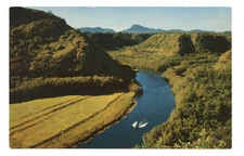 Wailua River Kauai Hawaiian Islands Postcard