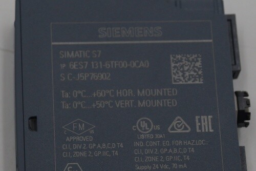 SIEMENS 6ES7131-6TF00-0CA0 ET200SP 6ES7 131-6TF00-0CA0 - Picture 3 of 3