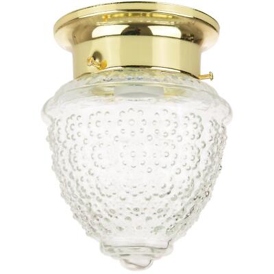 Diodesy 3.5'' Energy Saving Pineapple Style Fixture Polished Brass Finish Clear
