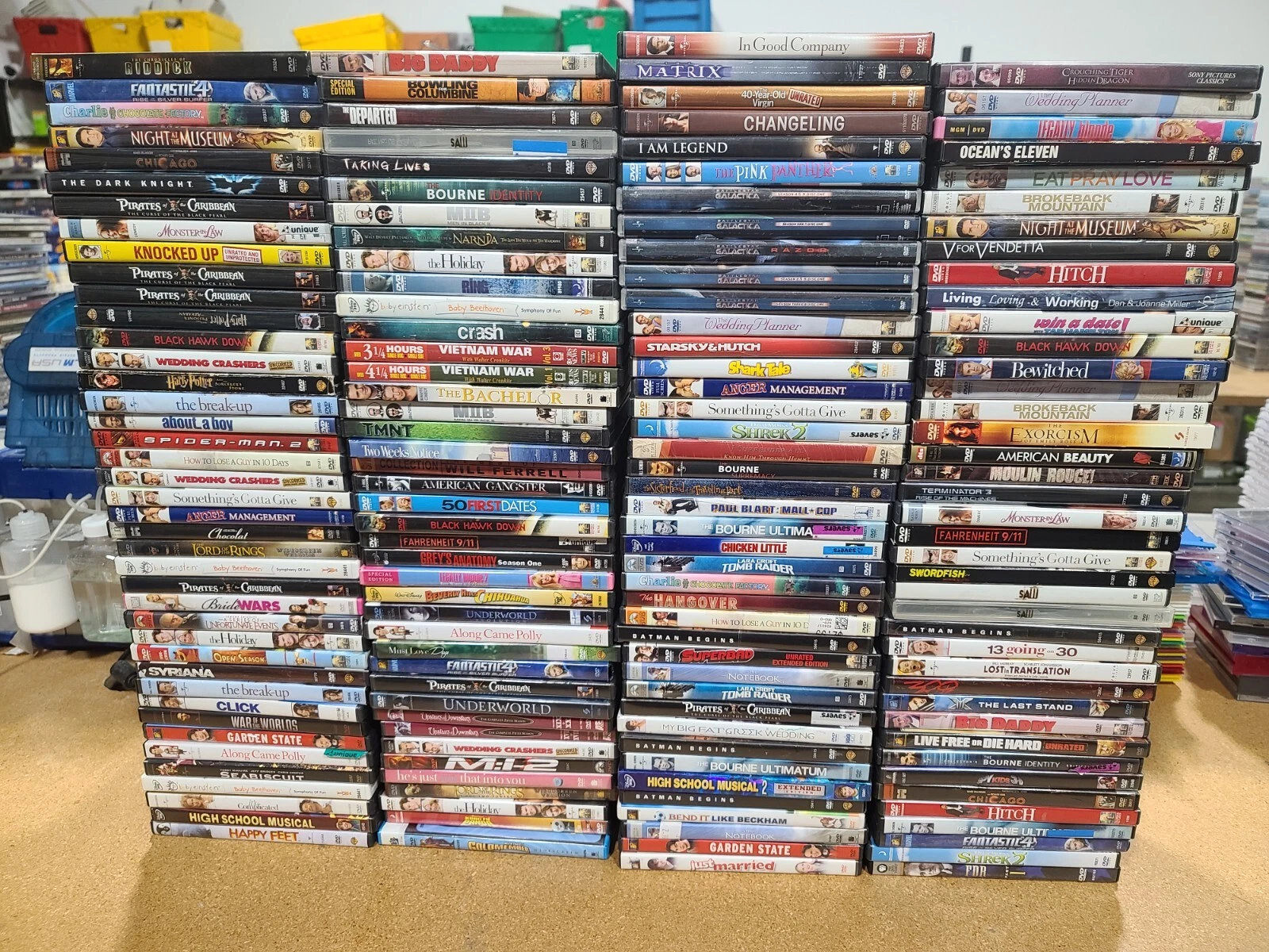 80 Wholesale lot dvd movies assorted bulk Free Shipping Video Dvds CHEAP image 1