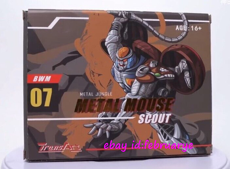 ゲームキャラクター TransArt BWM07 L MOUSE SCOUT Transart BWM-07 Transmetal Rattrap BW Scout SEALED NEW