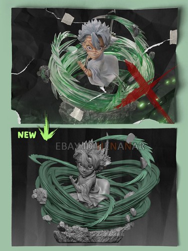 G5 Studio Shinazugawa Sanemi Demon Slayer Figure Model Statue Painted 11cm - Picture 2 of 5