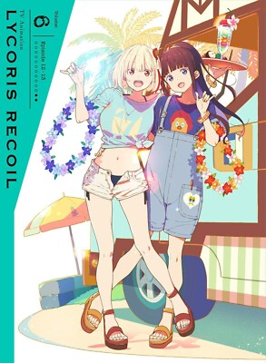 New Lycoris Recoil Vol.6 First Limited Edition Blu-ray Artbook