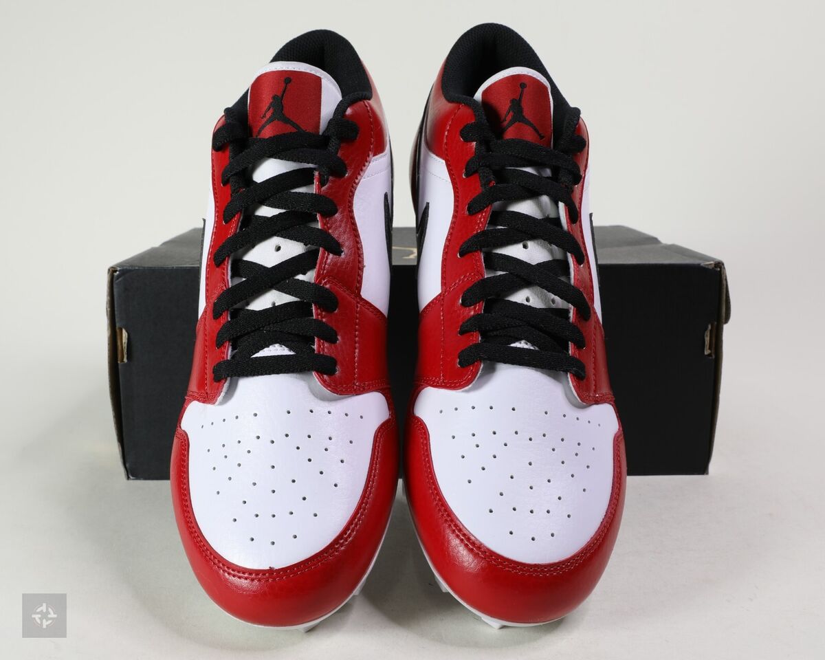 Nike Jordan 1 Low Vapor Edge Chicago Promo Football Cleats Nike Jordan 1 Low Vapor Edge Chicago Promo Football Cleats