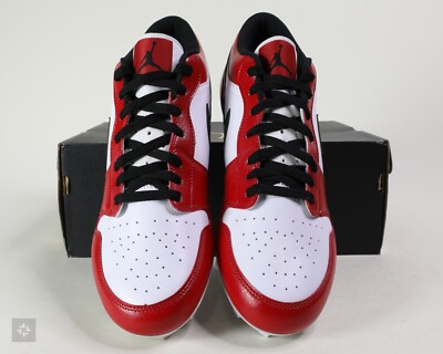 Nike Jordan 1 Low Vapor Edge Chicago Promo Football Cleats
