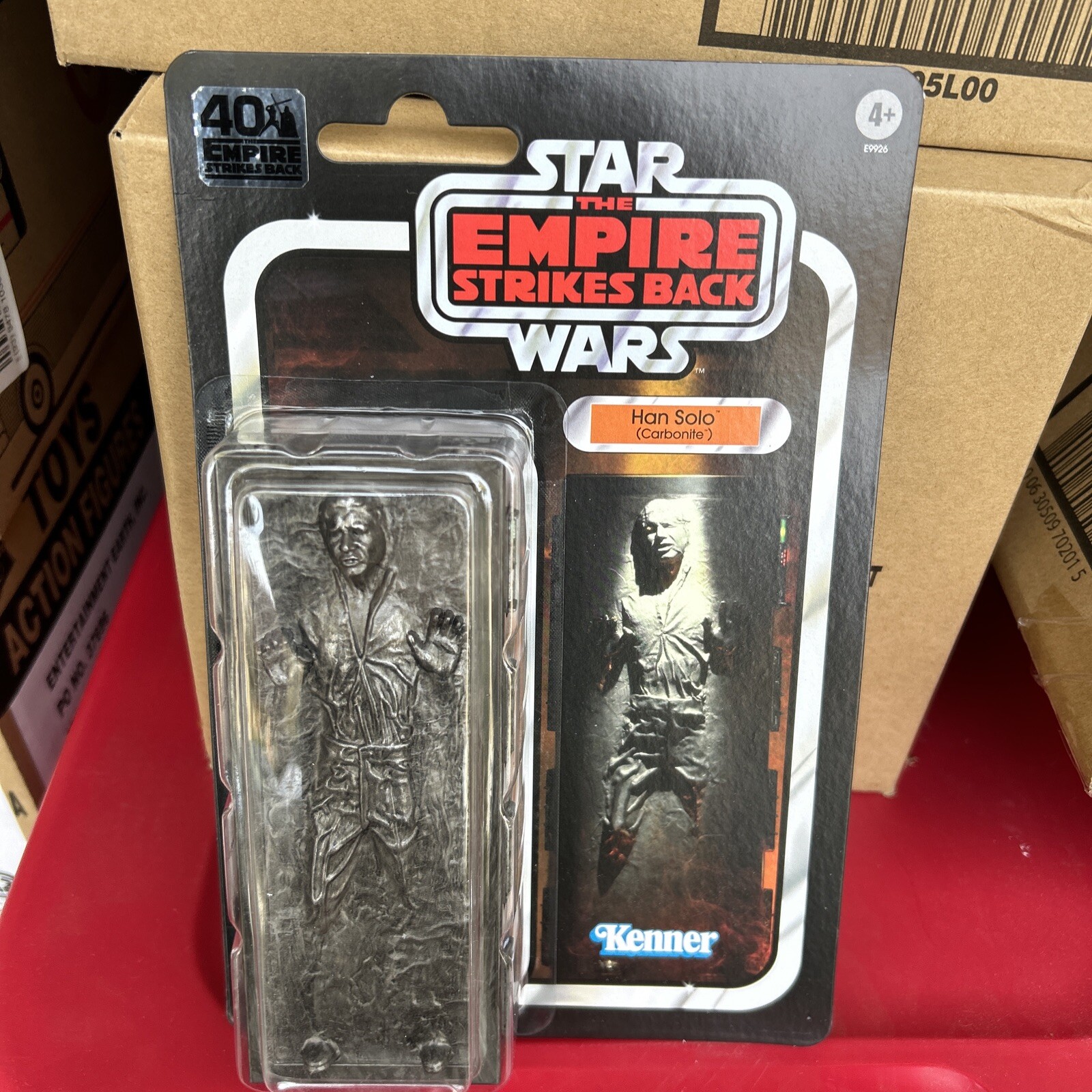 Hasbro Star Wars The Black Series 40th Anniversary Han Solo Carbonite Figure