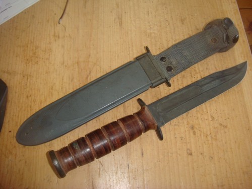 Original Unissued NOS WWII USN MK2 Mark 2 Kabar Knife w/ Sheath