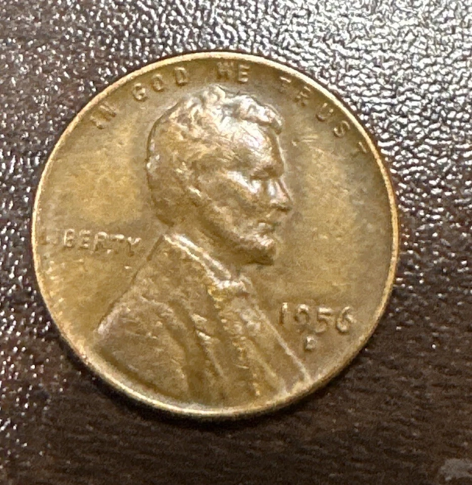 1956 RARE! Wheat Penny [Reverse Error, Error E In States, Error L In Liberty] - Image 4 of 4