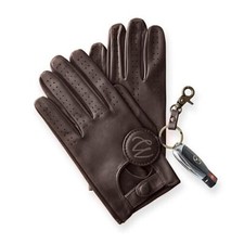 MENS CLASSIC DRIVING GLOVES SOFT GENUINE REAL LAMBSKIN LEATHER DARK BROWN