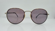 Vintage Titmus T251 Brown Gray Metal Round Sunglasses FRAMES ONLY USA