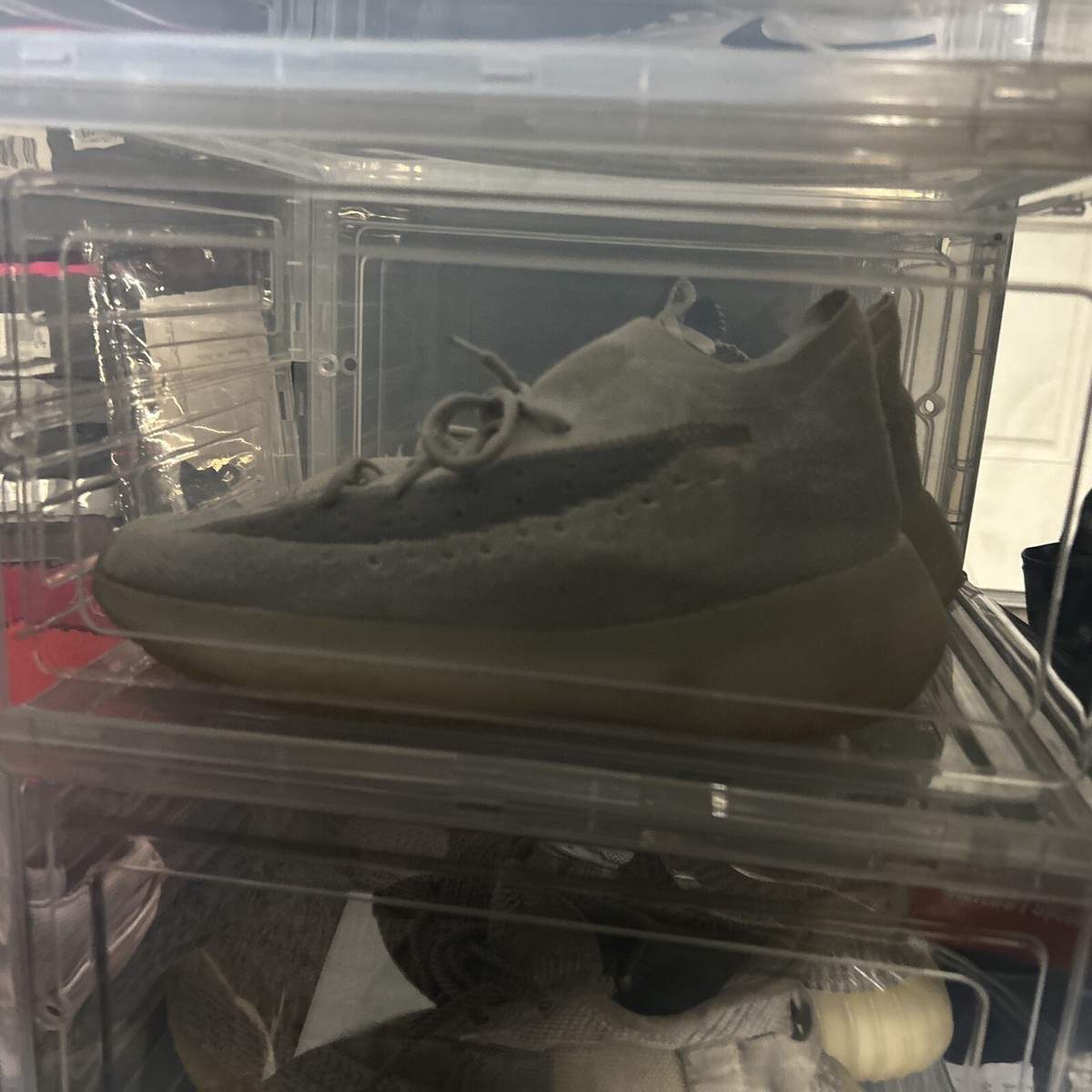 adidas gazelle silver green womens Adidas Yeezy Boost 380 Calcite Glow Kanye West (GZ8668) Men's Size 5-1 –  Solestage main image 0