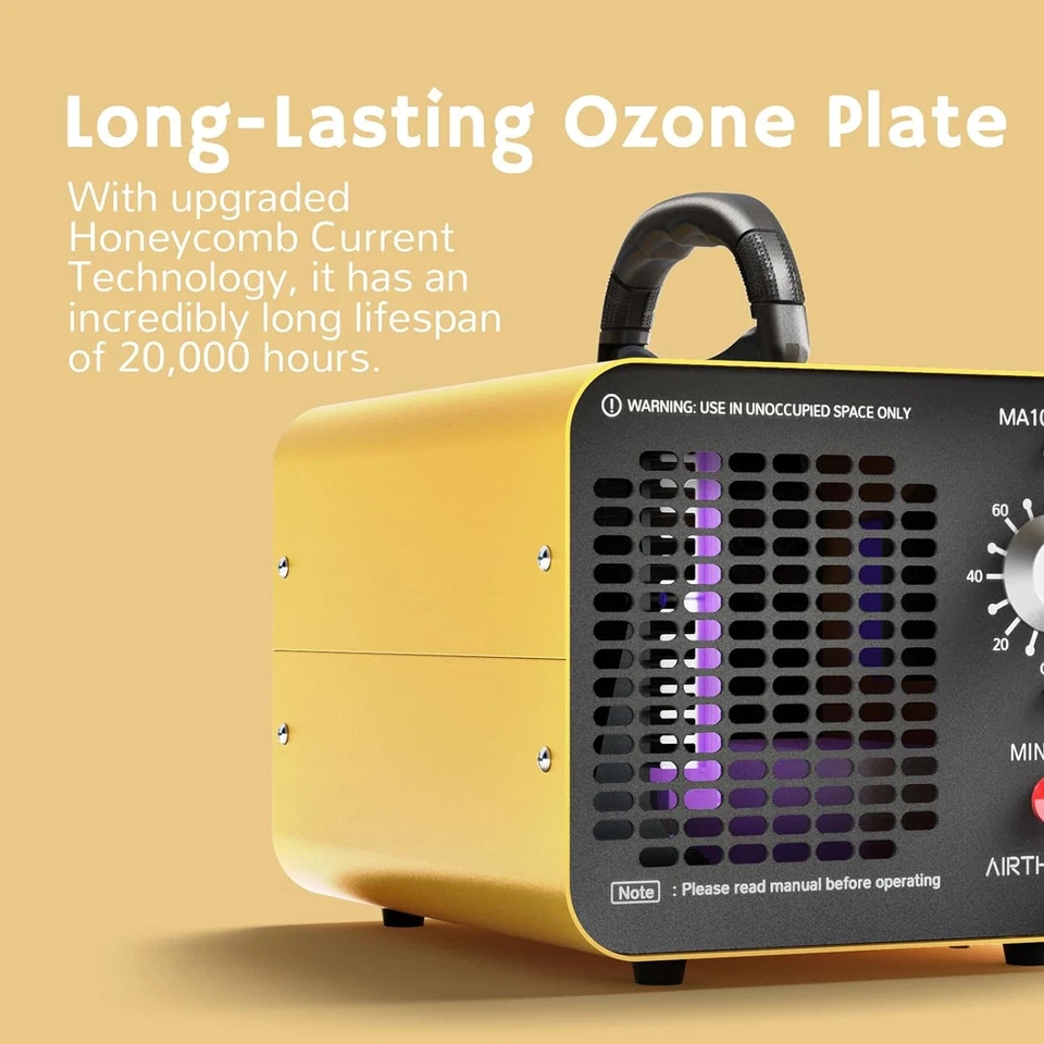 MA10K-PRO Ozone Generator 10000 Mg/H High Capacity O3 Machine, Home Ionizer Odor - Imagem 3 de 4