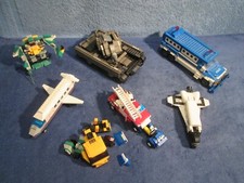 JOBLOT WILKO BUILDING BLOX KITS ~ ARMY TANK, POLICE VAN, ROBOT, JET PLANE - sp.A