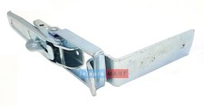 Trailer Tail Gate Padlockable Over Centre Catch / Latch and Plate Heavy Duty