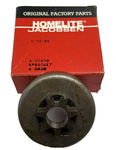 Homelite Super E-Z Chainsaw OEM Clutch Drum N157 A7 3/8 Homelite Super E-Z Chainsaw OEM Clutch Drum N157 A7 3/8