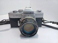 Minolta SRT 101 35mm Film Camera W/ MC Rokkor PF 58mm Lens -