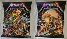 Metallica FOIL RARE Miles Tsang 2023 Gothenburg SOLD OUT DON'T MISS OUT in hand!