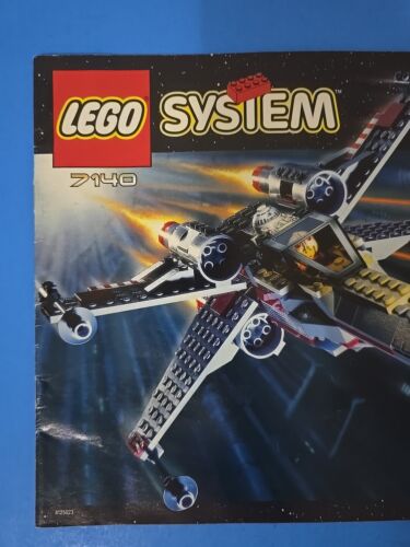 Lego System 7140 Star Wars X-Wing Fighter vintage 1999 solo manuale istruzioni - Foto 2 di 10