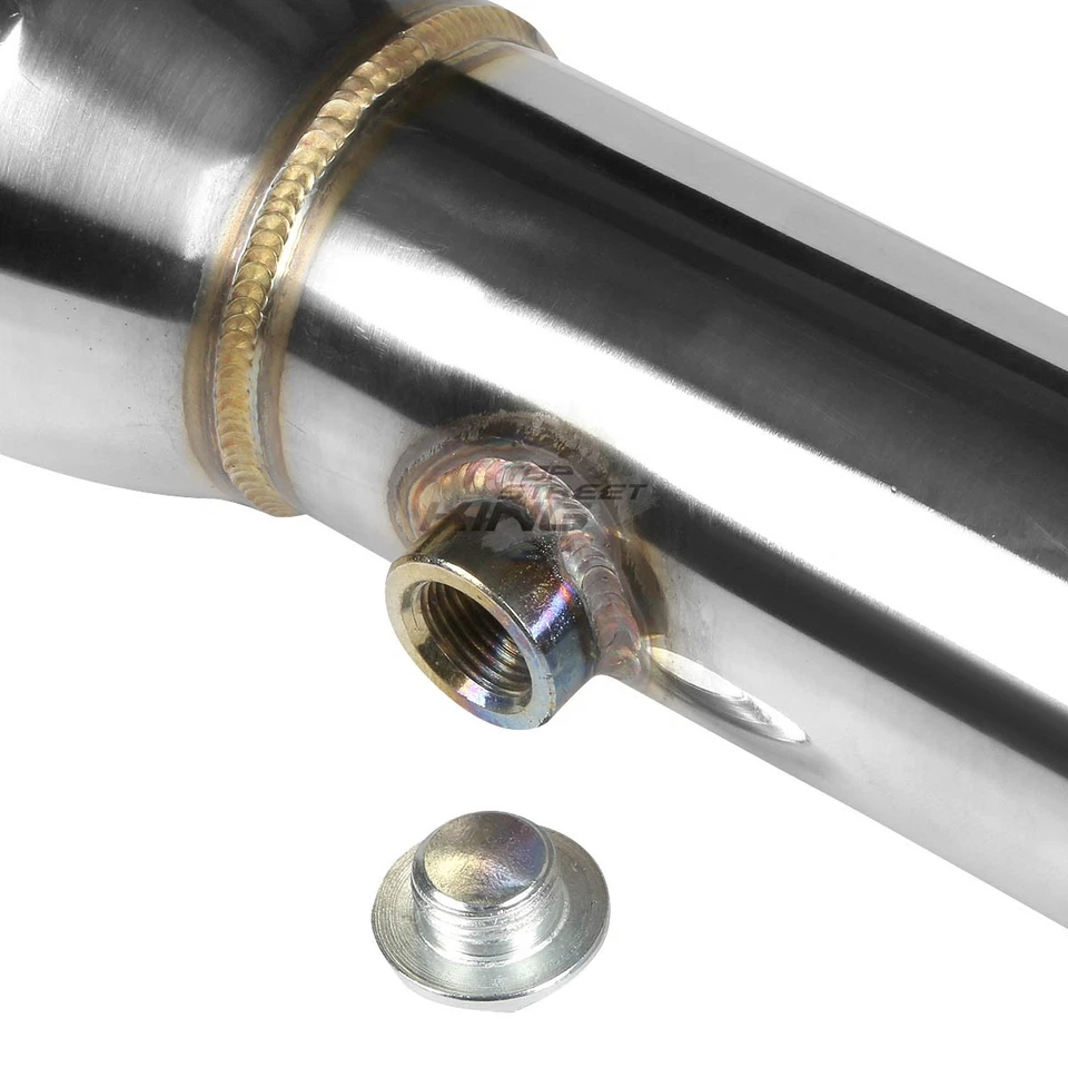 J2 ДЛЯ 93-97 TOYOTA COROLLA E100 3,5 «НАКЛОННЫЙ НАКОНЕЧНИК ИЗ НЕРЖАВЕЮЩЕЙ СТАЛИ ГОНКИ CATBACK ВЫХЛОП - Изображение 4 из 4