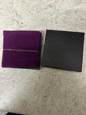 High Purity 14ct Gold Beaded Marquise Station Bracelet 1.22g - 19cm 585 Hallmark