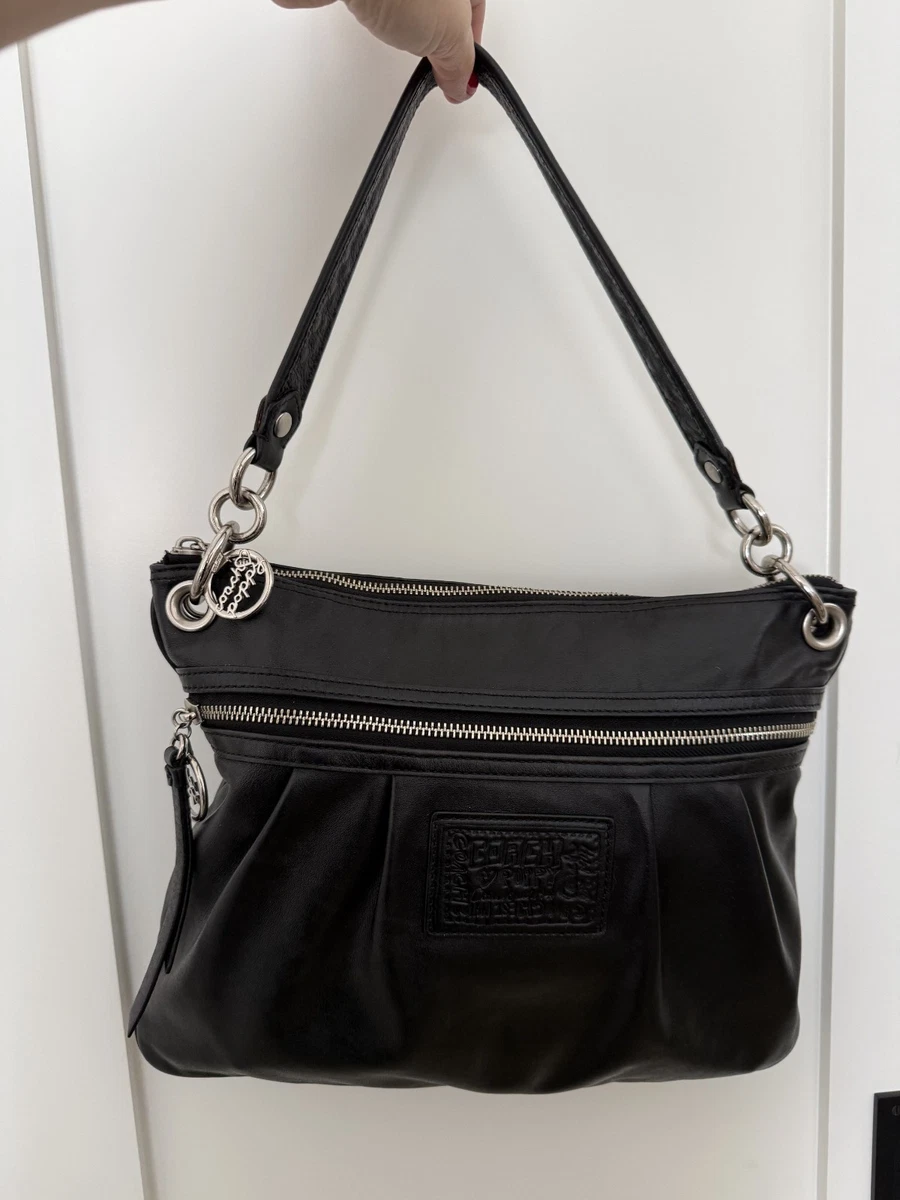 Coach Poppy Leather Exterior Medium Bags & Handbags for Women for