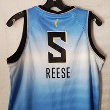 Angel Reese Chicago Sky Basketball Jersey Girls Large Blue WNBA Nike Skytown NWT