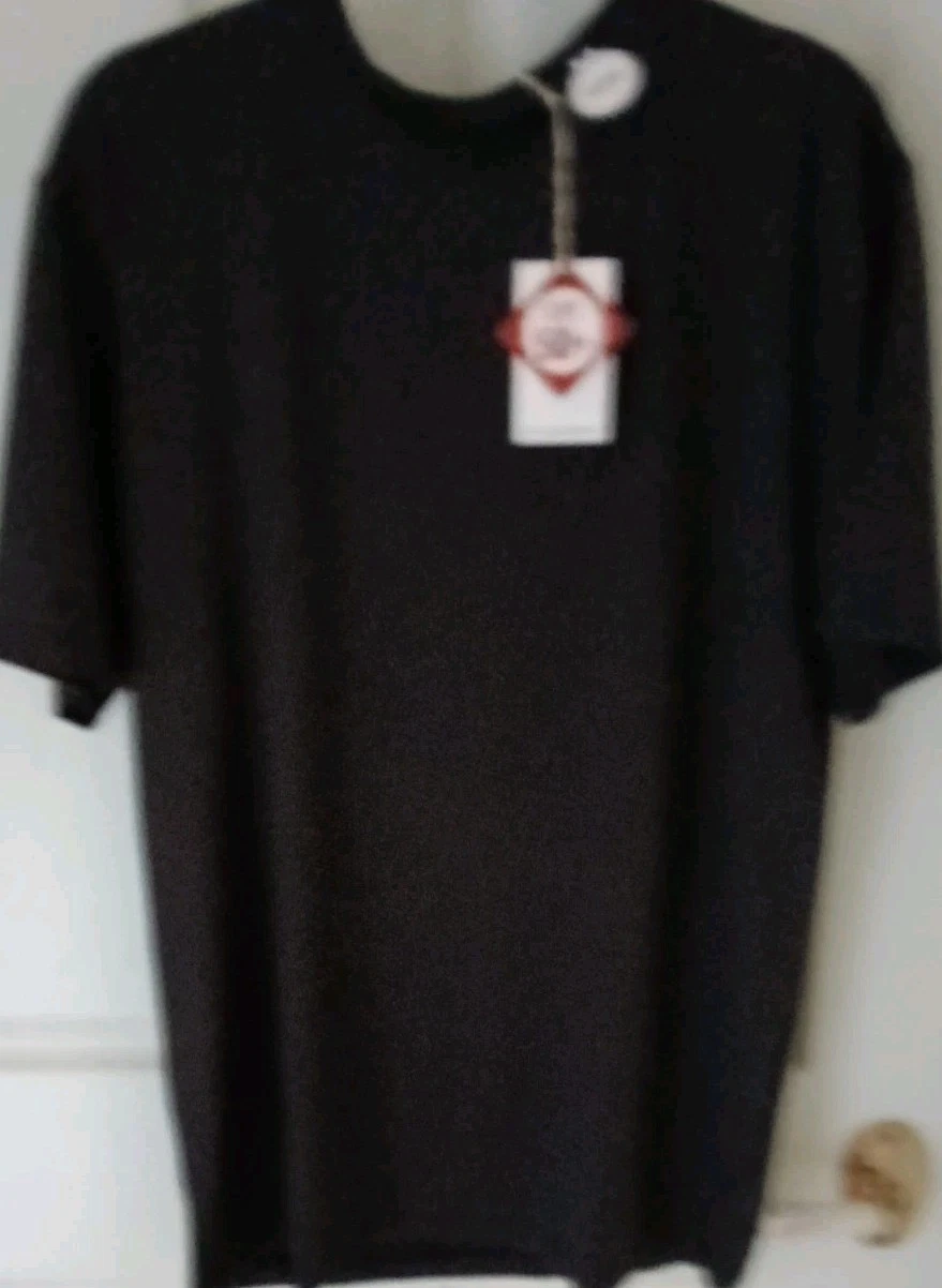 L Mens Rashie Vest Swim Shirt 50+Protection Swimwear Black NWT $35 Free Postage