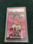 2022 Mosaic - National Pride Patrick Mahomes II #256 Camo Pink Mosaic PSA 7!