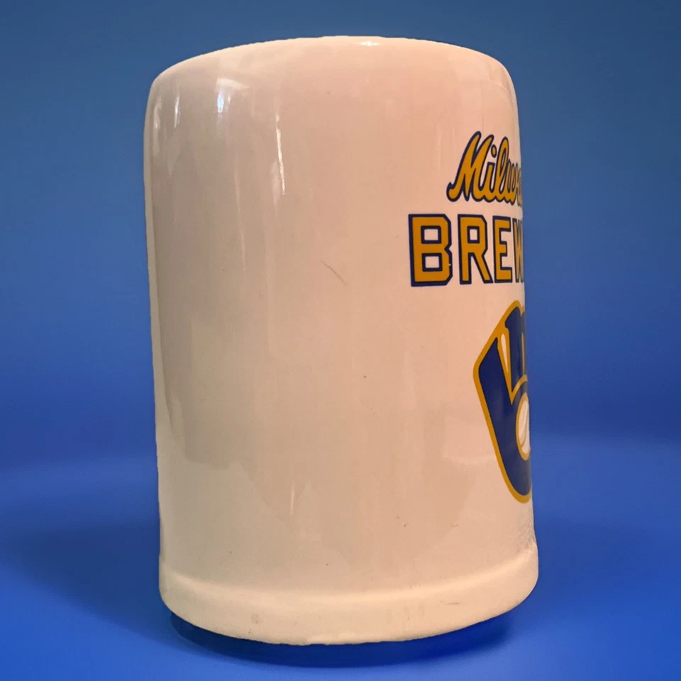 Caneca Milwaukee Brewers cerâmica 24 oz MLB oficial licenciada usada em muito bom estado - Imagem 2 de 4
