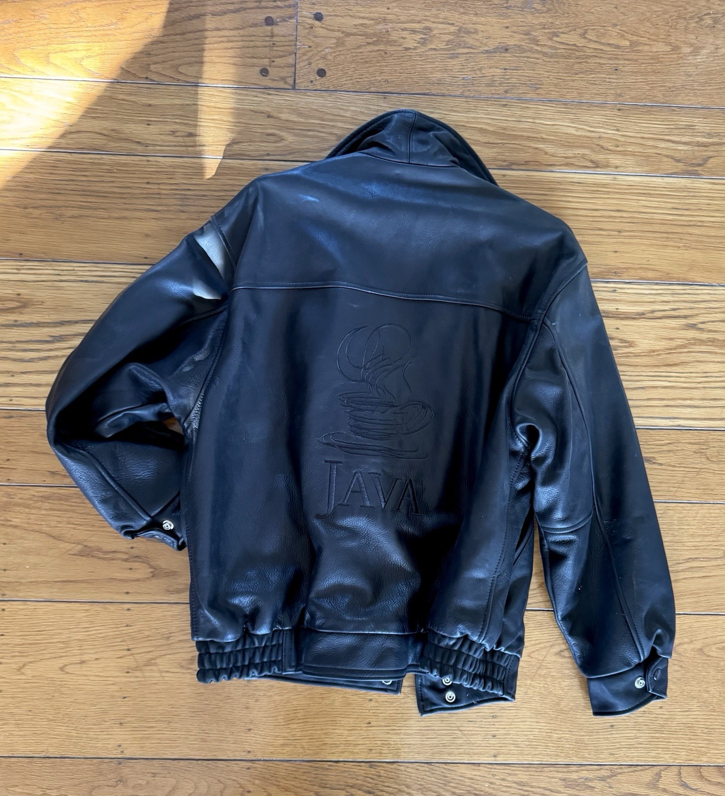 Rare Vintage SUN MICROSYSTEMS JAVA Embroidered Bl… - image 1