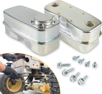 #ad MTD Muffler Dual Inlet fits 50quot; Troy Bilt Mustang RZT50 Ryobi 13AD678G034 Bolens $55.95