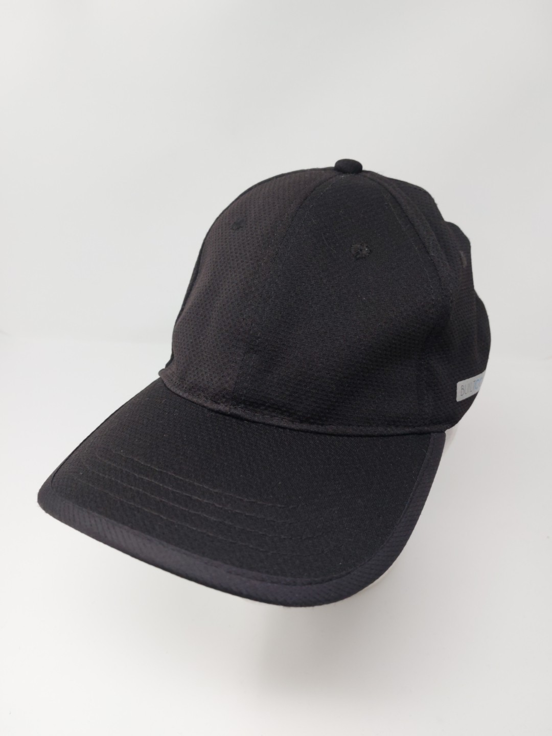 Black Quick Cool Strap Back Hat Adjustable Cap - image 1