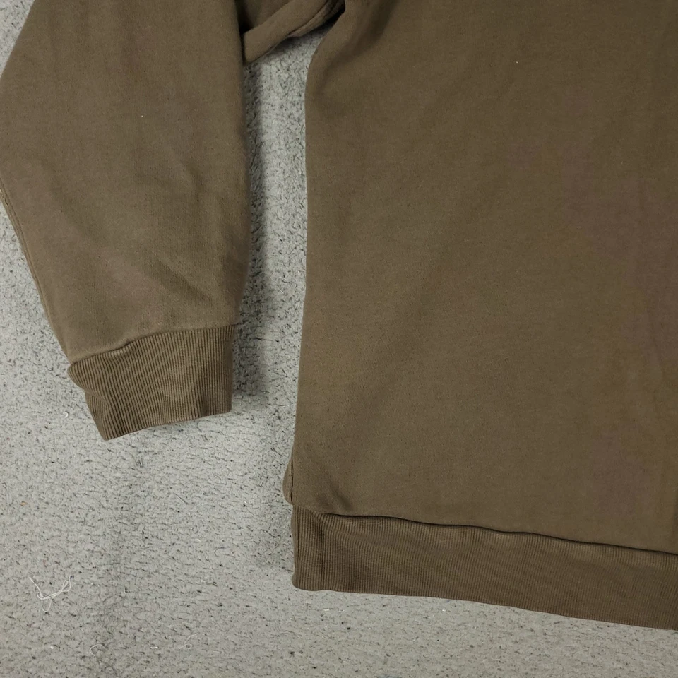 Suéter Lululemon Para Hombres Mediano Marrón Estado Estacionario 1/2 Cremallera Pullover Sudadera* Foto 3 de 4