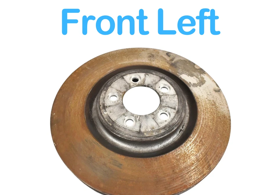 09-15 Jaguar XF XFR DISCO ROTOR FRENO LADO CONDUCTOR DELANTERO IZQUIERDO 5W931125CA fabricante original Foto 3 de 4