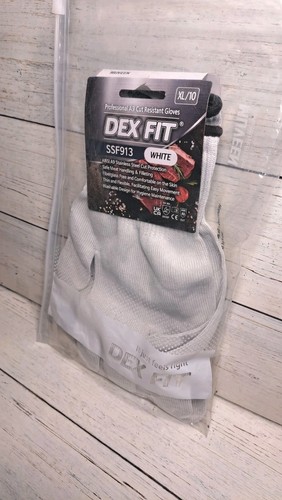 DEX FIT SSF913 Stahlfaser Schnittfeste Handschuhe, Lebensmittelqualität Größe: XL - Bild 10 von 10