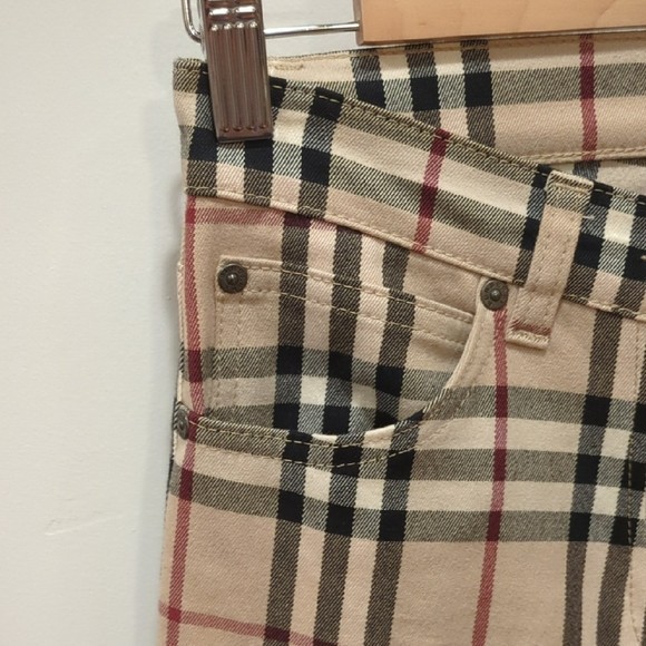 Burberry Vintage Y2K Nova Check Bootcut Pant Low Rise Size 4 Gilmore Girls image 4