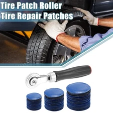 1 Set  Car Tire Patch Roller Handle Tire Repair Patches Tools 32mm 42mm 58mm