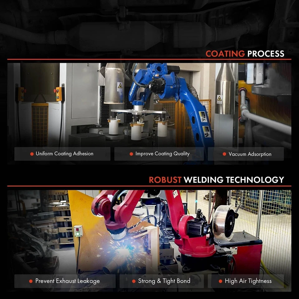 Convertidores catalíticos de ambos colectores para Suzuki XL-7 2004-2006 2,7 L Foto 4 de 4